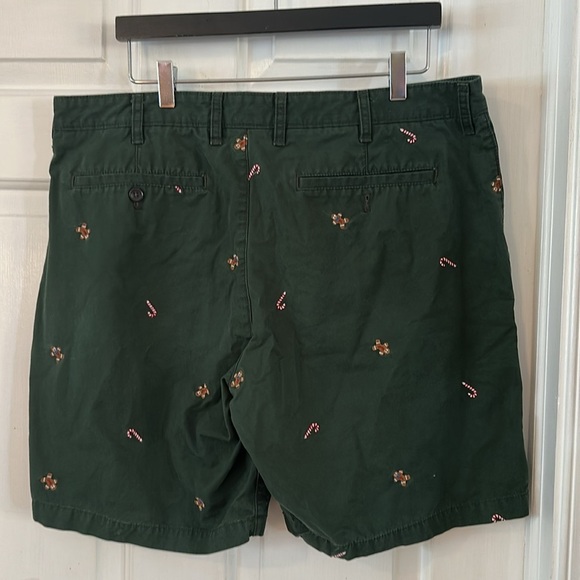 Men’s Charleston Threads Embroidered Christmas 100% Cotton Shorts Size 38 - Picture 5 of 6